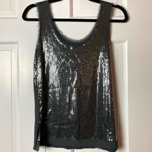 Zara Sequin Tank Top Size S